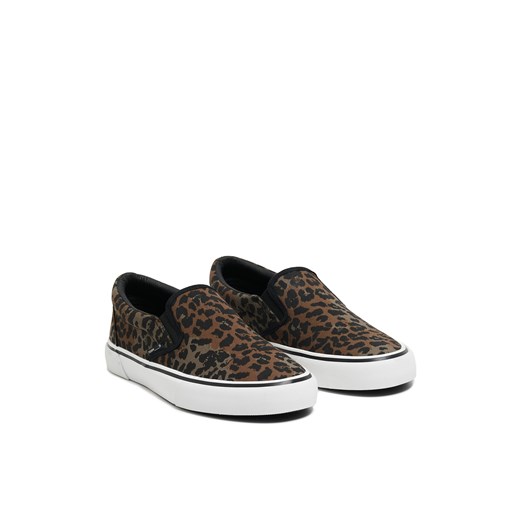 Cropp - Trampki w panterkę - zielony Cropp 42 Cropp