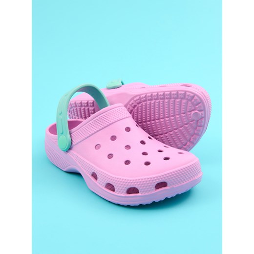 Sinsay - Sandały wykonane z pianki z paskiem - fioletowy Sinsay 25 Sinsay