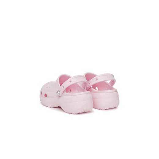 Klapki damskie Crocs na płaskiej podeszwie casual z gumy 