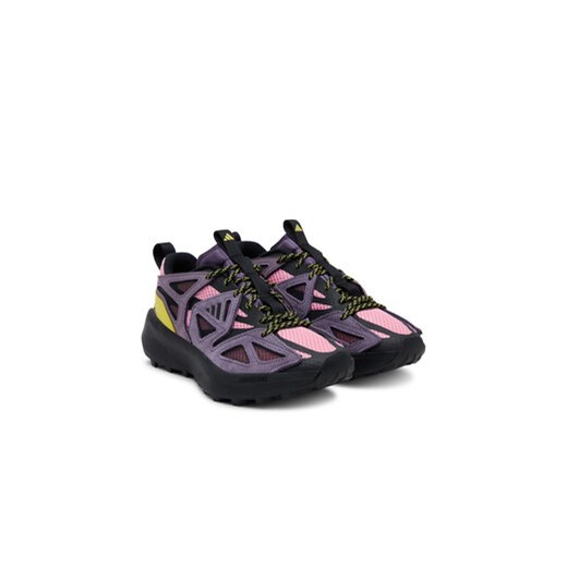 Buty sportowe damskie fioletowe Adidas sneakersy wiązane na wiosnę płaskie