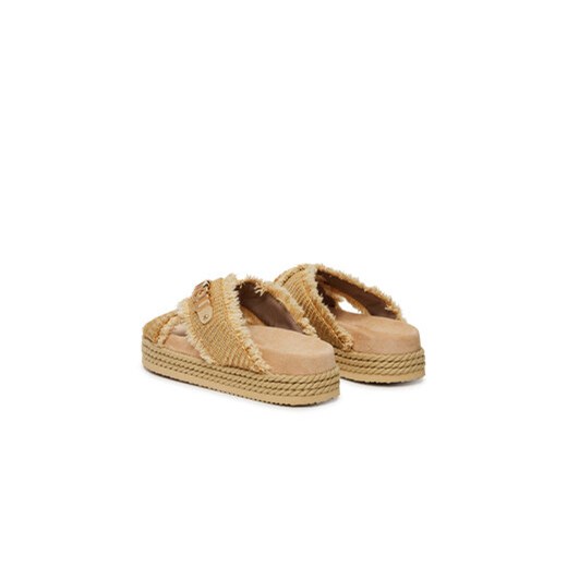 Espadryle damskie beżowe Mou casual na lato