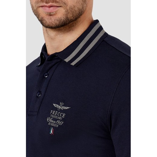 T-shirt męski Aeronautica Militare z długimi rękawami