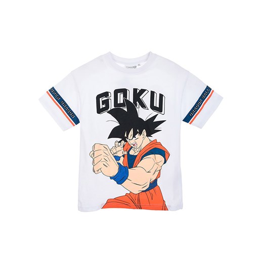Dragon Ball Z Koszulka &quot;Dragon Ball Super&quot; w kolorze białym ze wzorem ze sklepu Limango Polska w kategorii T-shirty chłopięce - zdjęcie 179747468