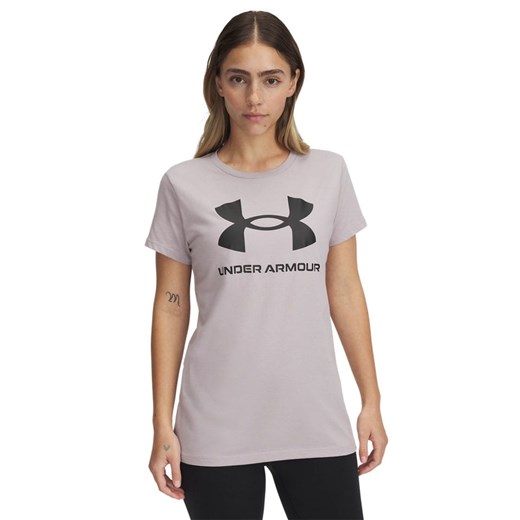 Under Armour Koszulka &quot;Rival&quot; w kolorze fioletowym ze sklepu Limango Polska w kategorii Bluzki damskie - zdjęcie 179747678