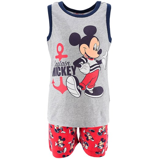 Disney Mickey Mouse Piżama &quot;Miki&quot; w kolorze szaro-czerwonym ze sklepu Limango Polska w kategorii Piżamy dziecięce - zdjęcie 179747749