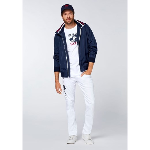 Biały t-shirt męski Polo Sylt