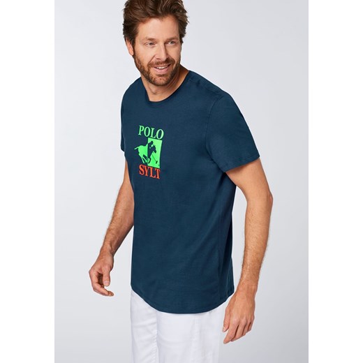 T-shirt męski Polo Sylt bawełniany z krótkim rękawem 