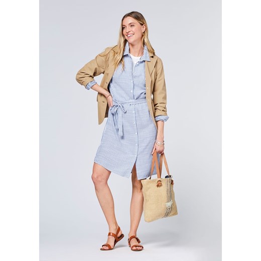 Sukienka Polo Sylt z długimi rękawami mini z kołnierzykiem 