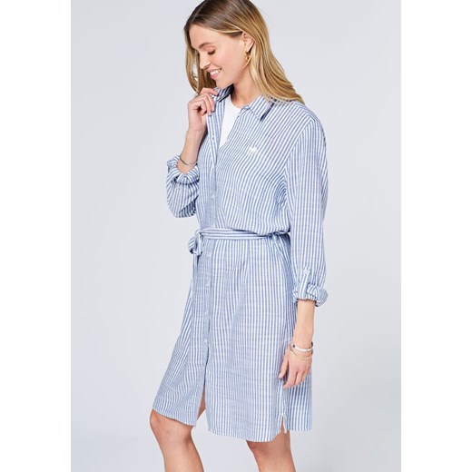 Sukienka Polo Sylt koszulowa mini casualowa z kołnierzykiem 