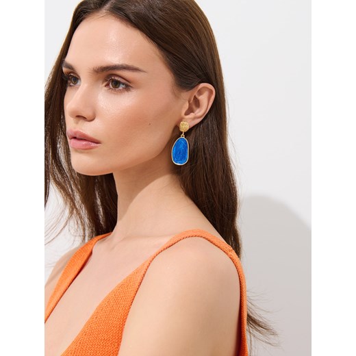 Mohito - Wiszące niebieskie kolczyki - wielobarwny Mohito ONE SIZE Mohito