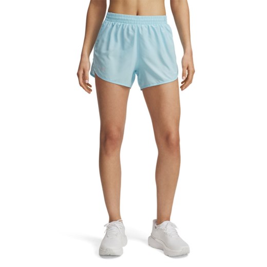 Damskie spodenki do biegania Under Armour UA Fly By 3\'\' Shorts - niebieskie ze sklepu Sportstylestory.com w kategorii Szorty - zdjęcie 179755046