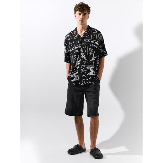 Koszula męska Gate z klasycznym kołnierzykiem z wiskozy 