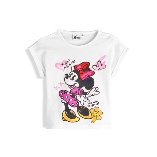 GATE Bawełniana koszulka Minnie Mouse 3Y ze sklepu gateshop w kategorii Bluzki dziewczęce - zdjęcie 179756326