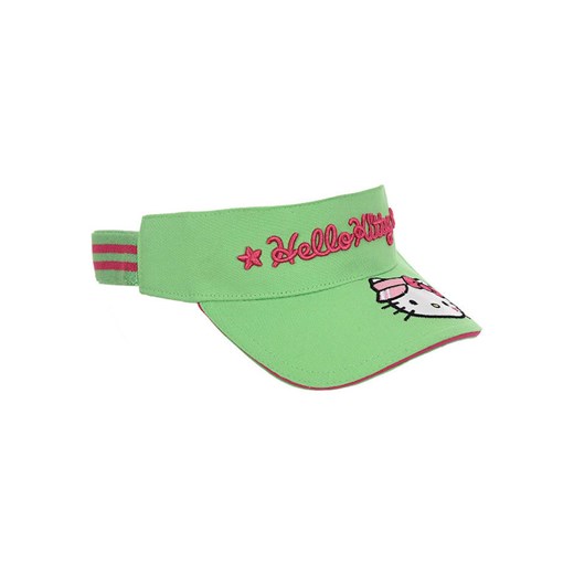 Hello Kitty Daszek &quot;Hello Kitty&quot; w kolorze zielono-różowym ze sklepu Limango Polska w kategorii Czapki dziecięce - zdjęcie 179756838