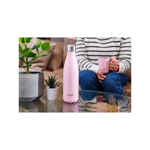 S&apos;well Butelka termiczna &quot;Topaz&quot; w kolorze jasnoróżowym - 750 ml S'well onesize okazyjna cena Limango Polska