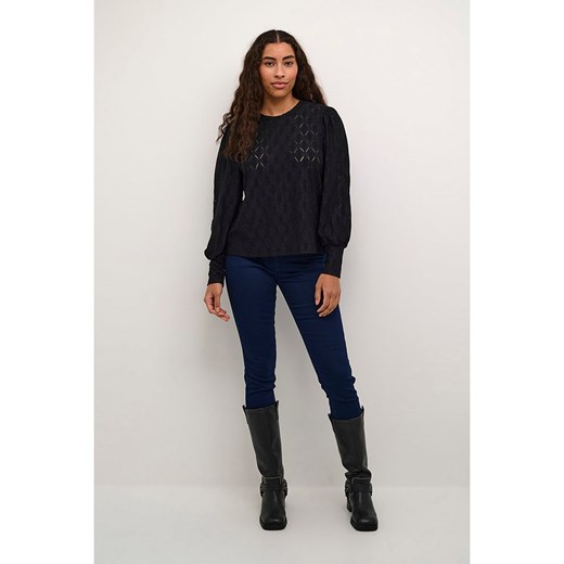 Kaffe Bluzka &quot;Tine&quot; w kolorze czarnym Kaffe XL Limango Polska promocja