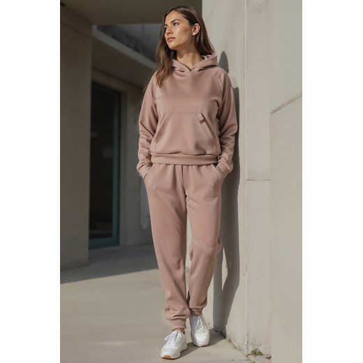 Komplet bluza+spodnie Vivisence 9203kmpl beżowy ze sklepu kontri.pl w kategorii Komplety i garnitury damskie - zdjęcie 179758696