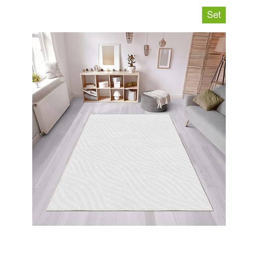 CARPET DIEM Dywan w kolorze jasnoszarym ze sklepu Limango Polska w kategorii Dywany - zdjęcie 179760068