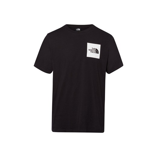 The North Face Koszulka męska Mężczyźni Bawełna czarny jednolity ze sklepu vangraaf w kategorii T-shirty męskie - zdjęcie 179763025