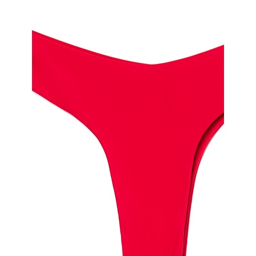 Cropp - Gładkie czerwone majtki kąpielowe - czerwony Cropp M Cropp