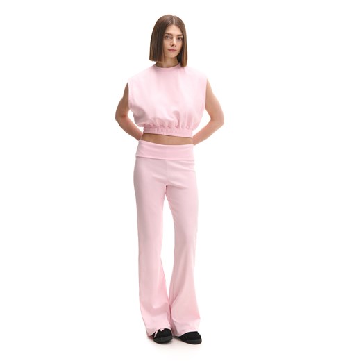 Cropp - Bluza boxy bez rękawów - różowy Cropp XS Cropp