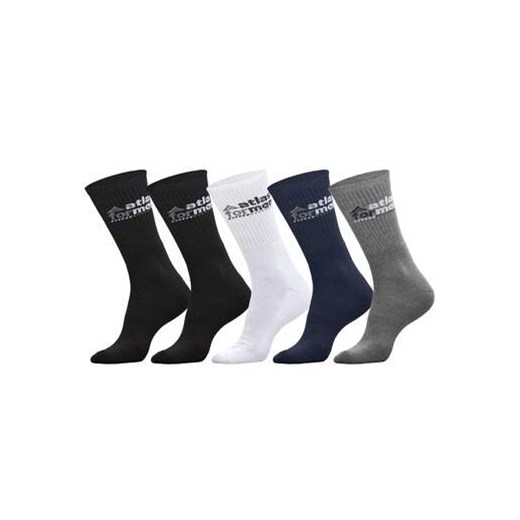 Zestaw 5 par sportowych skarpet ze sklepu Atlas For Men w kategorii Skarpetki męskie - zdjęcie 179763498