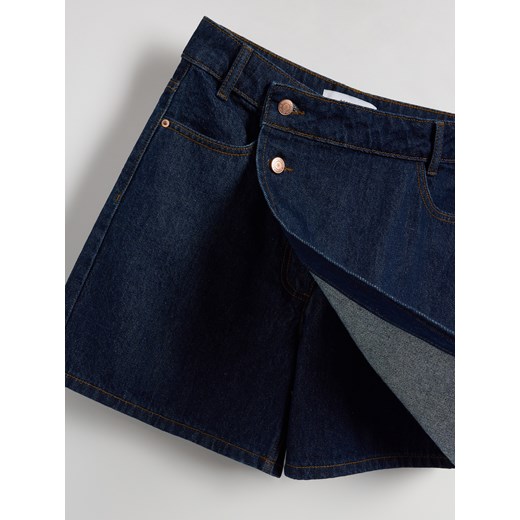 Reserved - Jeansowe spódnico-szorty - granatowy Reserved 46 Reserved