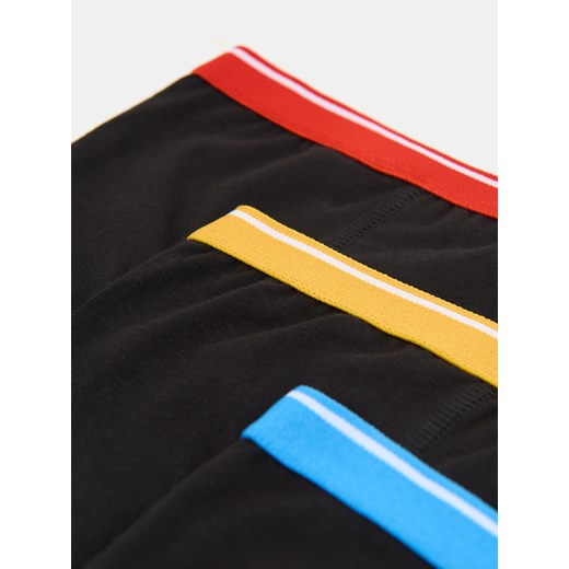 Sinsay - Bokserki z kolorową gumą w talii 3 pack - wielobarwny Sinsay 146/152 Sinsay