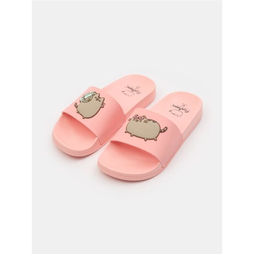 Sinsay - Klapki Pusheen the Cat - różowy ze sklepu Sinsay w kategorii Klapki dziecięce - zdjęcie 179765278