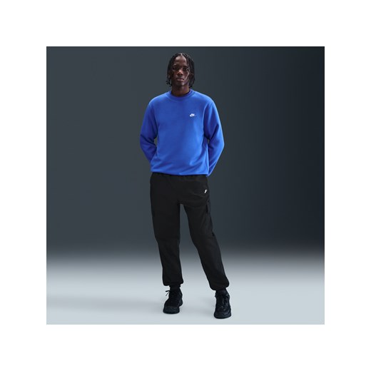Męskie bojówki z tkaniny Nike Club - Czerń ze sklepu Nike poland w kategorii Spodnie męskie - zdjęcie 179765947