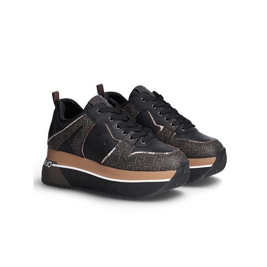 Liu Jo Skórzane sneakersy w kolorze czarnym Liu Jo 39 Limango Polska okazja