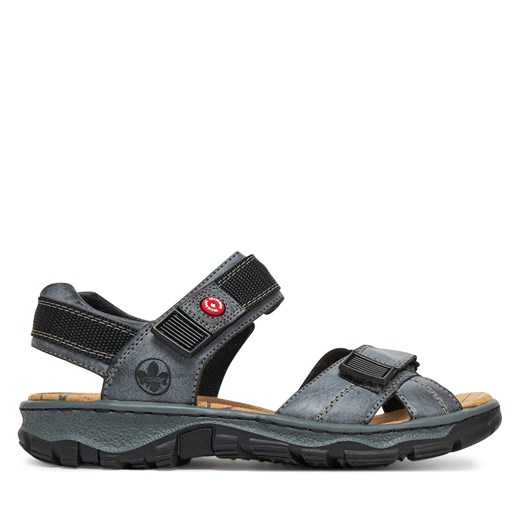 Sandały damskie szare Rieker casualowe 