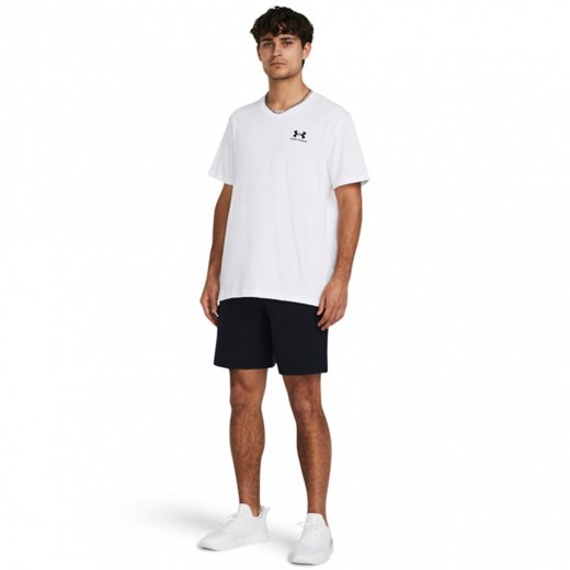 Męskie spodenki treningowe Under Armour Stretch Woven Cargo Short - czarne ze sklepu Sportstylestory.com w kategorii Spodenki męskie - zdjęcie 179767545