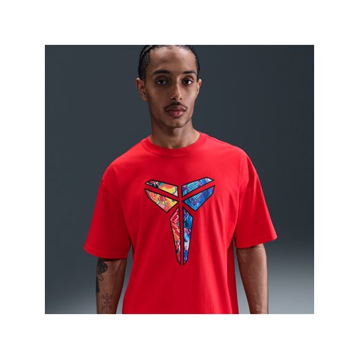 T-shirt męski Max90 Kobe - Czerwony ze sklepu Nike poland w kategorii T-shirty męskie - zdjęcie 179767907