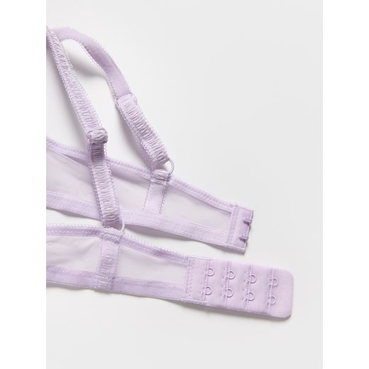 Reserved - Siateczkowy biustonosz push up - różowy Reserved 75A Reserved