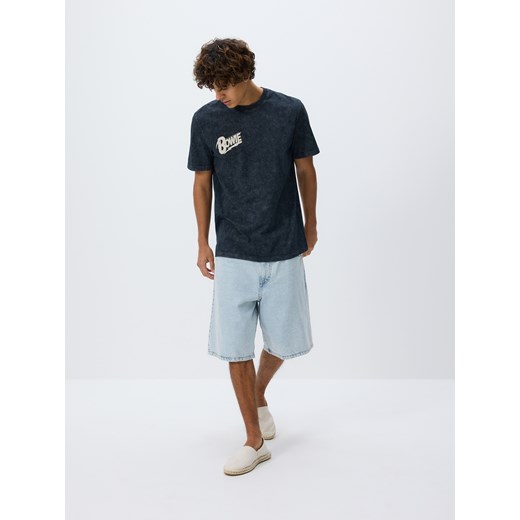 Reserved - T-shirt David Bowie - ciemnoszary Reserved M Reserved