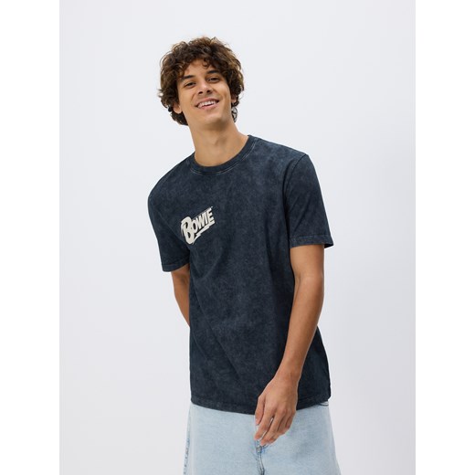 Reserved - T-shirt David Bowie - ciemnoszary Reserved M Reserved