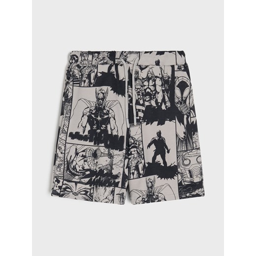 Sinsay - Szorty 2 pack Marvel - wielobarwny Sinsay 158 Sinsay