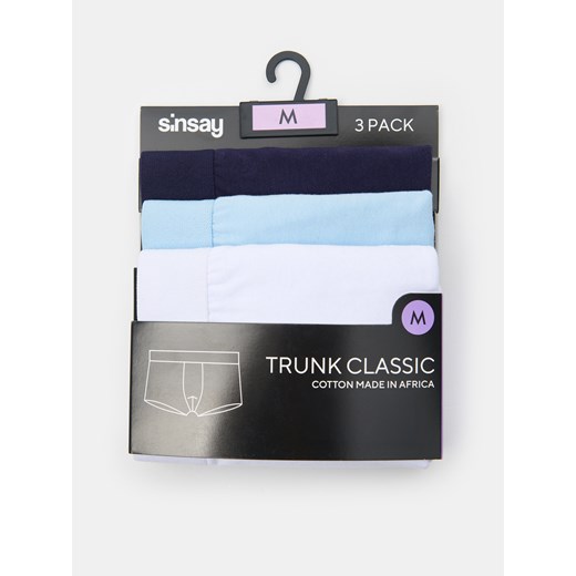 Sinsay - Bokserki 3 pack - wielobarwny Sinsay S Sinsay