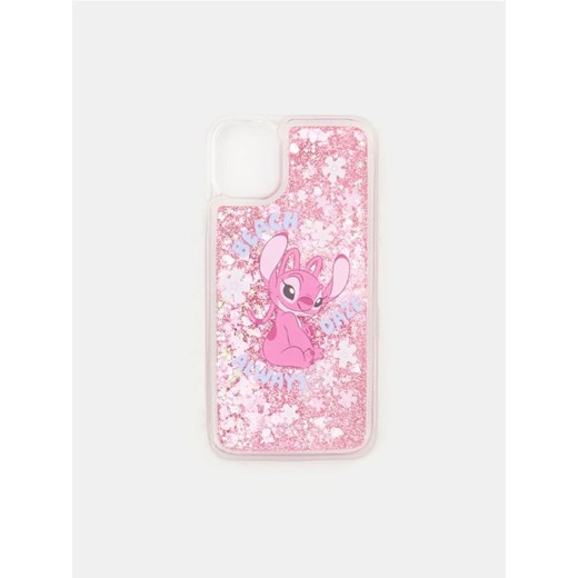 Sinsay - Etui na iPhone 13/14 z różowym brokatem Stitch - różowy ze sklepu Sinsay w kategorii Etui - zdjęcie 179769969