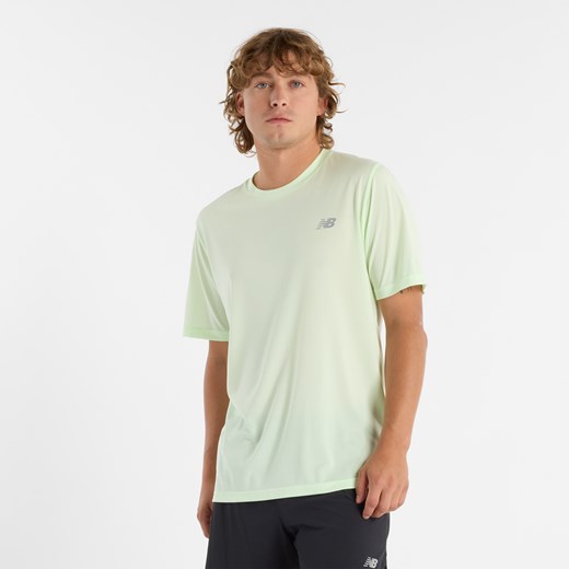 Koszulka męska New Balance MT41253MEW – miętowa ze sklepu New Balance Poland w kategorii T-shirty męskie - zdjęcie 179772385