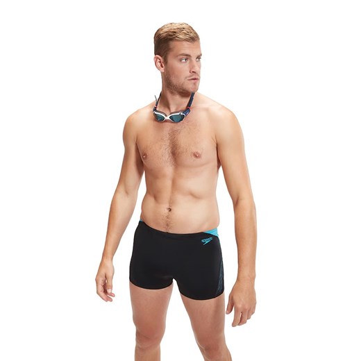 Speedo Kąpielówki "Eco+ Hyperboom" w kolorze czarno-błękitnym ze sklepu Limango Polska w kategorii Kąpielówki - zdjęcie 179773535