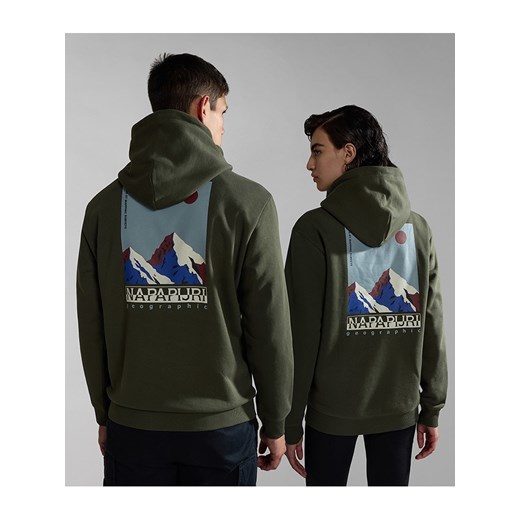 Napapijri Bluza &quot;Telemark&quot; w kolorze khaki Napapijri XXL Limango Polska okazyjna cena