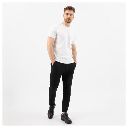Wojas Czarne Skórzane Półbuty Męskie Typu Sneakers ze sklepu Wojas w kategorii Półbuty męskie - zdjęcie 179774648