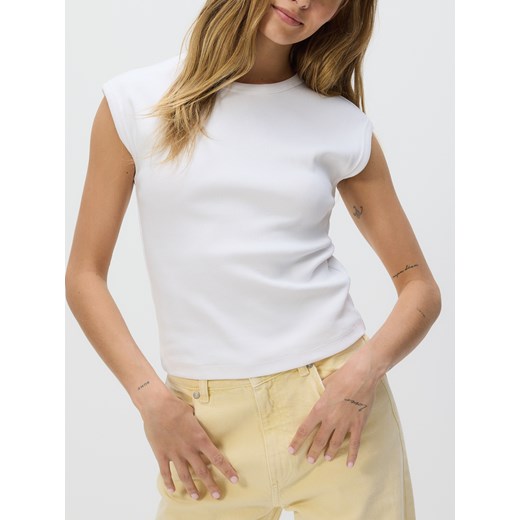 Reserved - Bawełniany top - biały Reserved XS Reserved