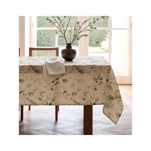 Mint Rugs Obrus &quot;Natural Suria&quot; w kolorze kremowo-zielonym ze sklepu Limango Polska w kategorii Obrusy i bieżniki - zdjęcie 179787629