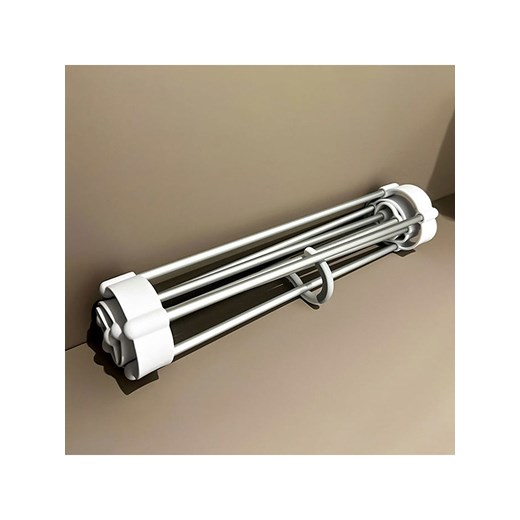 Joybos Wieszak w kolorze srebrno-białym na ubrania - 36 x 62 cm Joybos onesize okazyjna cena Limango Polska