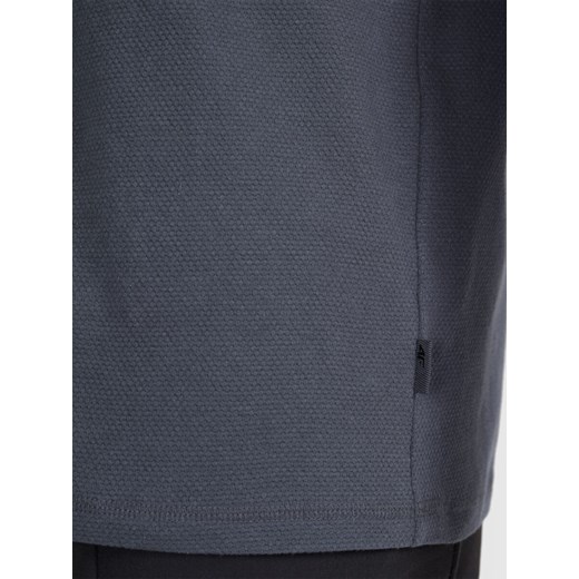 Męska koszulka polo 4F 4FRSS25TPTSM635 - szara S Sportstylestory.com