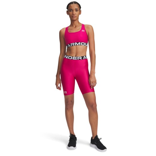 Damskie kolarki treningowe Under Armour UA HG 8in Short - różowe ze sklepu Sportstylestory.com w kategorii Szorty - zdjęcie 179792326