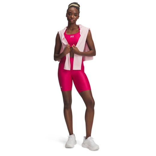Damskie kolarki treningowe Under Armour Tech Bike Short - różowe ze sklepu Sportstylestory.com w kategorii Szorty - zdjęcie 179792376